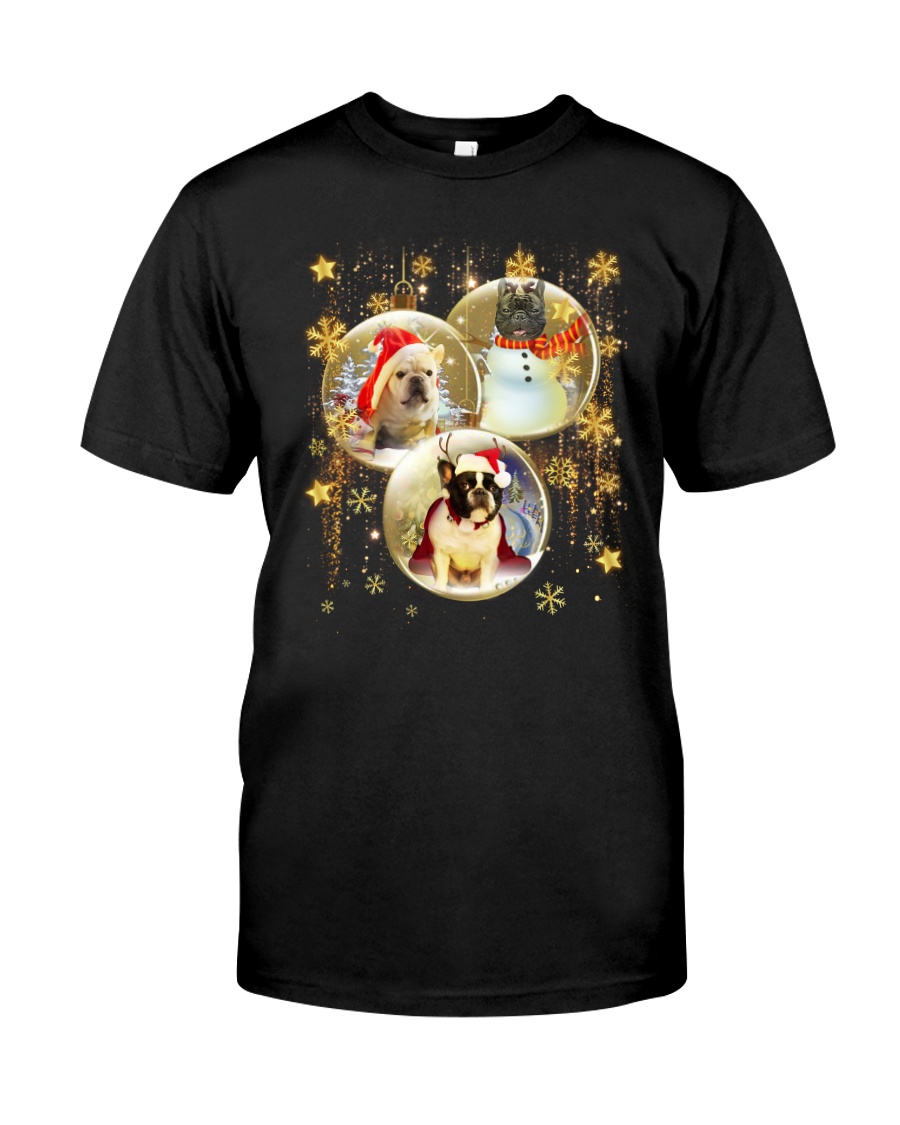 Frenchie T-shirt Christmas gift for friend Classic T-Shirt