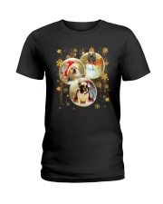 Frenchie T-shirt Christmas gift for friend Ladies T-Shirt thumbnail