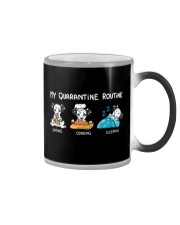 My Quarantine Routine Dalmatian3 Color Changing Mug thumbnail