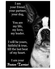 I Am Your Friend Your Partner Your Dog Boston Terr 11x17 Poster front