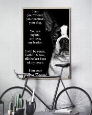 I Am Your Friend Your Partner Your Dog Boston Terr 11x17 Poster lifestyle-poster-7