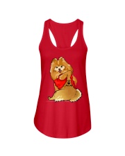Pomeranian Ladies Flowy Tank thumbnail