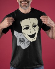 Comedy Tragedy Masks Shirt Theater Drama Club T-Shirt Gifts For Coach Classic T-Shirt apparel-classic-tshirt-lifestyle-front-181