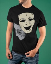 Comedy Tragedy Masks Shirt Theater Drama Club T-Shirt Gifts For Coach Classic T-Shirt apparel-classic-tshirt-lifestyle-front-88