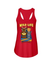 Deer Raccoon Moose Bear Parachute Wife Life T-Shirt Cute Animal Shirt Graphic Tee Ladies Flowy Tank tile