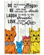 Do Be Laugh Love Yorkshire Terrier 11x17 Poster front