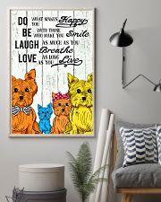 Do Be Laugh Love Yorkshire Terrier 11x17 Poster lifestyle-poster-1