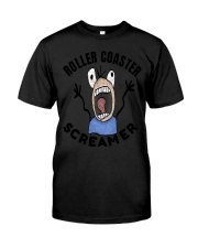 Roller Coaster Screamer T-Shirt Funny Roller Coaster Shirt Design Gift Ideas Classic T-Shirt tile