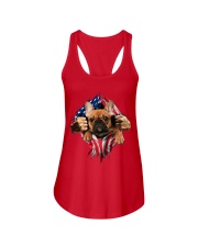 frenchie 2 Ladies Flowy Tank thumbnail