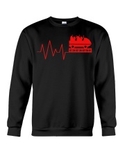 Heartbeat Roller Coaster Shirt Summer Holiday Family Theme Park Roller Coaster Presents Crewneck Sweatshirt tile