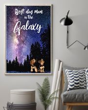 Best Dog Mom In The Galaxy yorkie mom 11x17 Poster lifestyle-poster-1
