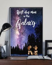 Best Dog Mom In The Galaxy yorkie mom 11x17 Poster lifestyle-poster-2