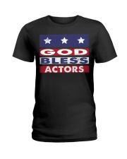 God Bless Actors Vintage T-Shirt Mens Best Gift For Actor Friend Ladies T-Shirt tile