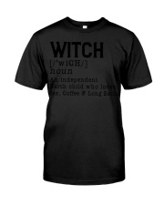 Witch Noun Definition T-Shirt Funny Witch Shirt Best Gifts For Witches Classic T-Shirt tile
