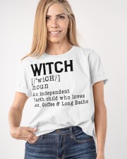 Witch Noun Definition T-Shirt Funny Witch Shirt Best Gifts For Witches Classic T-Shirt apparel-classic-tshirt-lifestyle-front-100