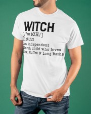 Witch Noun Definition T-Shirt Funny Witch Shirt Best Gifts For Witches Classic T-Shirt apparel-classic-tshirt-lifestyle-front-88