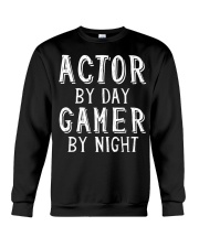 Actor By Day Gamer By Night Shirt Vintage T-Shirt Gifts For Video Game Lovers Crewneck Sweatshirt tile