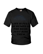 Life Is Full Of Bumps In The Road Just Ride Them T-Shirt Funny Roller Coaster Shirt Merch Youth T-Shirt tile