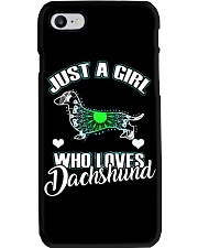 Just A Girl Who Loves Dachshund 3 Phone Case thumbnail