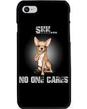 Shh No One Cares Chihuahua Phone Case thumbnail