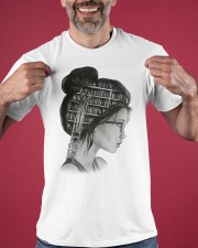 Girl Book Lover Shirt Book Enthusiast Nerdy Gifts For Her Ideas For Friends Classic T-Shirt apparel-classic-tshirt-lifestyle-front-181