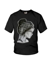 Girl Book Lover Shirt Book Enthusiast Nerdy Gifts For Her Ideas For Friends Youth T-Shirt tile