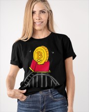 Bitcoin Roller Coaster Shirt Cryptocurrency Funny Crypto Shirts Clothing Classic T-Shirt apparel-classic-tshirt-lifestyle-front-100