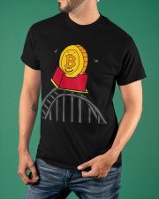 Bitcoin Roller Coaster Shirt Cryptocurrency Funny Crypto Shirts Clothing Classic T-Shirt apparel-classic-tshirt-lifestyle-front-88