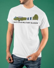 Waco CG-4A Military Glider Shirt Cargo Glider Plane T-Shirt Gift Ideas For Dad Classic T-Shirt apparel-classic-tshirt-lifestyle-front-88