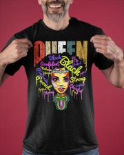 Black Queen Shirt Honor Afro African American Women Black History Month Gifts Classic T-Shirt apparel-classic-tshirt-lifestyle-front-181