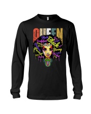 Black Queen Shirt Honor Afro African American Women Black History Month Gifts Long Sleeve Tee tile