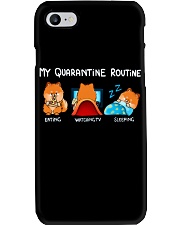 My Quarantine Routine Pomeranian4 Phone Case thumbnail