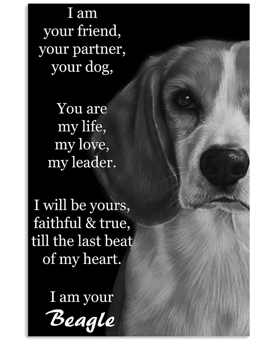 Beagle I Will Be Yours Faithful True Till The Last 11x17 Poster