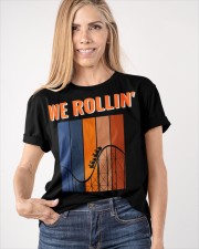 We Rollin Roller Coaster Vintage Shirt Clothing Roller Coaster Birthday Gifts Classic T-Shirt apparel-classic-tshirt-lifestyle-front-100