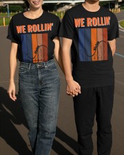 We Rollin Roller Coaster Vintage Shirt Clothing Roller Coaster Birthday Gifts Classic T-Shirt apparel-classic-tshirt-lifestyle-front-145