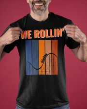 We Rollin Roller Coaster Vintage Shirt Clothing Roller Coaster Birthday Gifts Classic T-Shirt apparel-classic-tshirt-lifestyle-front-181