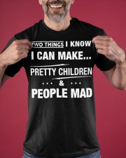 I Know I Can Make Petty Children And People Mad T-Shirt Humor Hilarious Shirt Sayings Classic T-Shirt apparel-classic-tshirt-lifestyle-front-181