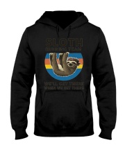 Sloth Running Team We'll Get There When We Get There T-Shirt Funny Sloth Shirt Sayings Hooded Sweatshirt tile