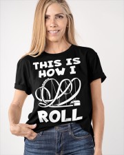 This Is How I Roll Roller Coaster T-Shirt Merch Funny Rollercoaster Shirt Classic T-Shirt apparel-classic-tshirt-lifestyle-front-100