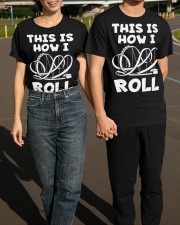 This Is How I Roll Roller Coaster T-Shirt Merch Funny Rollercoaster Shirt Classic T-Shirt apparel-classic-tshirt-lifestyle-front-145