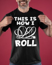 This Is How I Roll Roller Coaster T-Shirt Merch Funny Rollercoaster Shirt Classic T-Shirt apparel-classic-tshirt-lifestyle-front-181