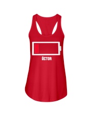 Low Battery Actor T-Shirt Funny Christmas Gifts For Actors Ideas Ladies Flowy Tank tile