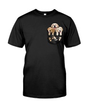 golden retriever T-shirt gift for friend Classic T-Shirt front