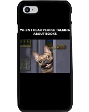 When I Hear People Talking About Frenchie Book Phone Case thumbnail