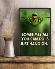 Sometimes All You Can Do Is Just Hang On kermit 11x17 Poster lifestyle-poster-3