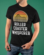 Funny Roller Coaster Whisperer Lover Rider Ride Retro Premium T-Shirt Classic T-Shirt apparel-classic-tshirt-lifestyle-front-88