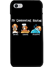 My Quarantine Routine beagle2 Phone Case thumbnail