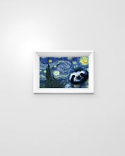 sloth starry night 17x11 Poster poster-landscape-17x11-lifestyle-02