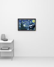 sloth starry night 17x11 Poster poster-landscape-17x11-lifestyle-04