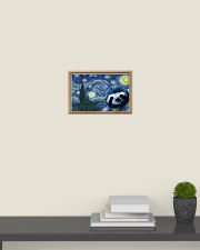 sloth starry night 17x11 Poster poster-landscape-17x11-lifestyle-08